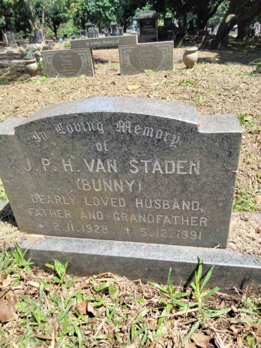 STADEN J.P.H., van 1928-1991