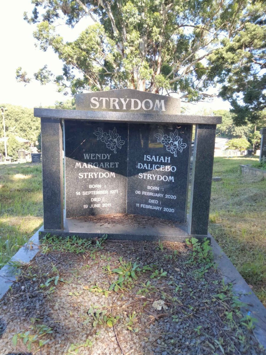 STRYDOM Wendy Margaret 1971-2011 :: STRYDOM Isaiah Dalicebo 2020-2020