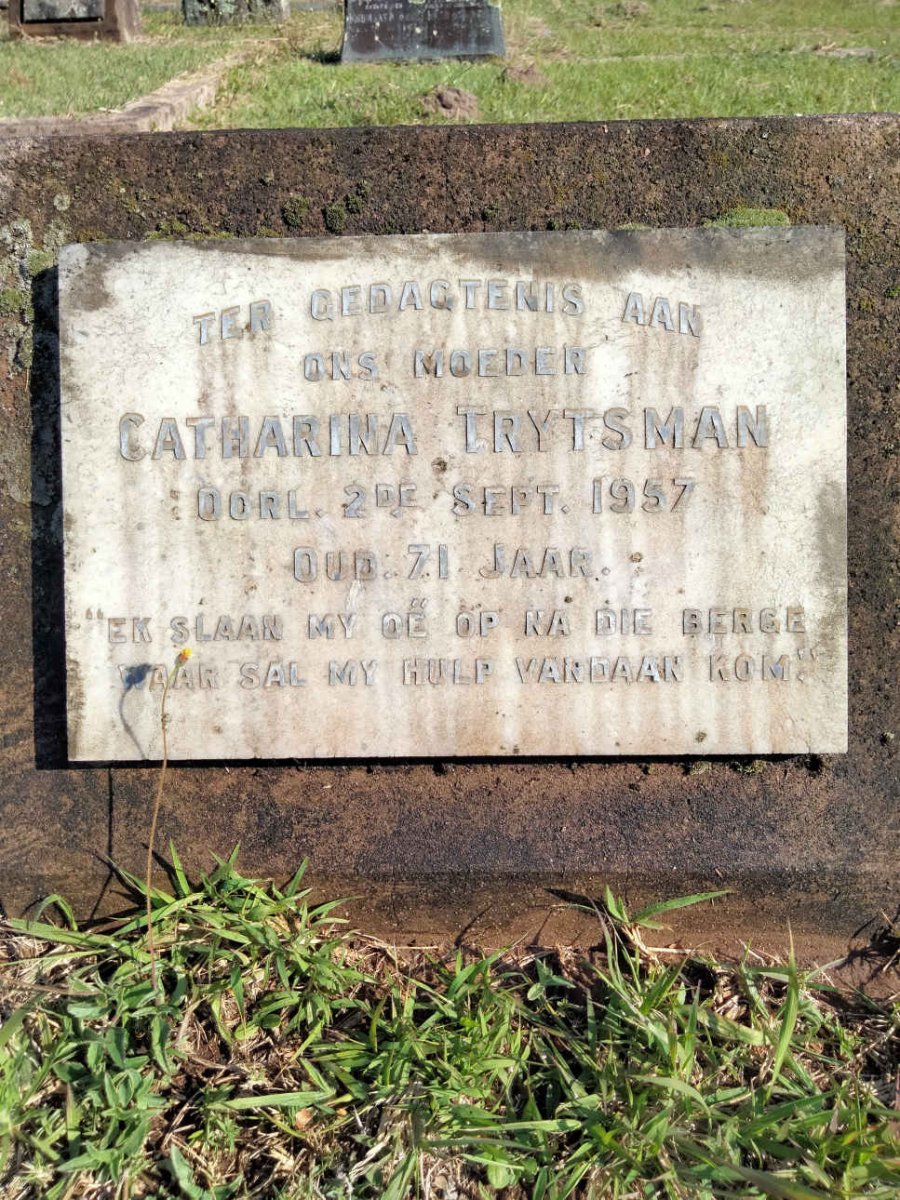 TRYTSMAN Catharina -1957