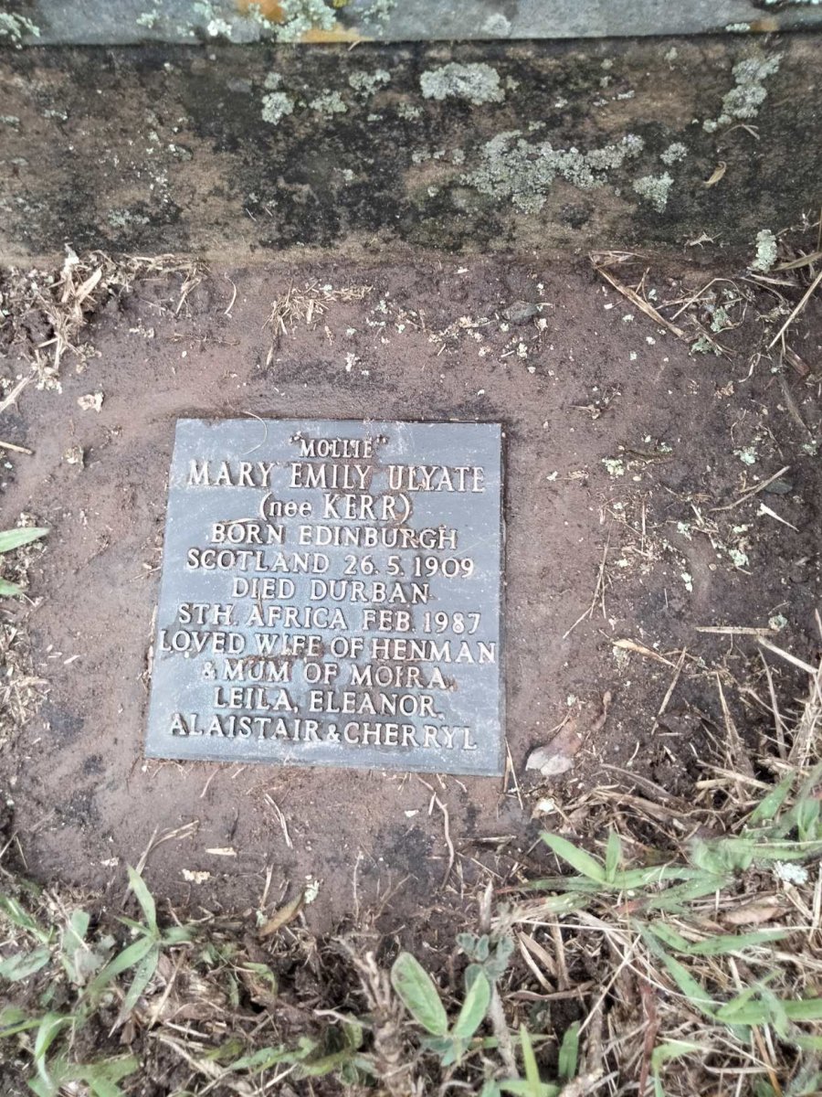 ULYATE Mary Emily nee KERR 1909-1987