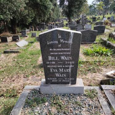 WAIN Bill 1911-1972 &amp; Eva Mary 1928-2022