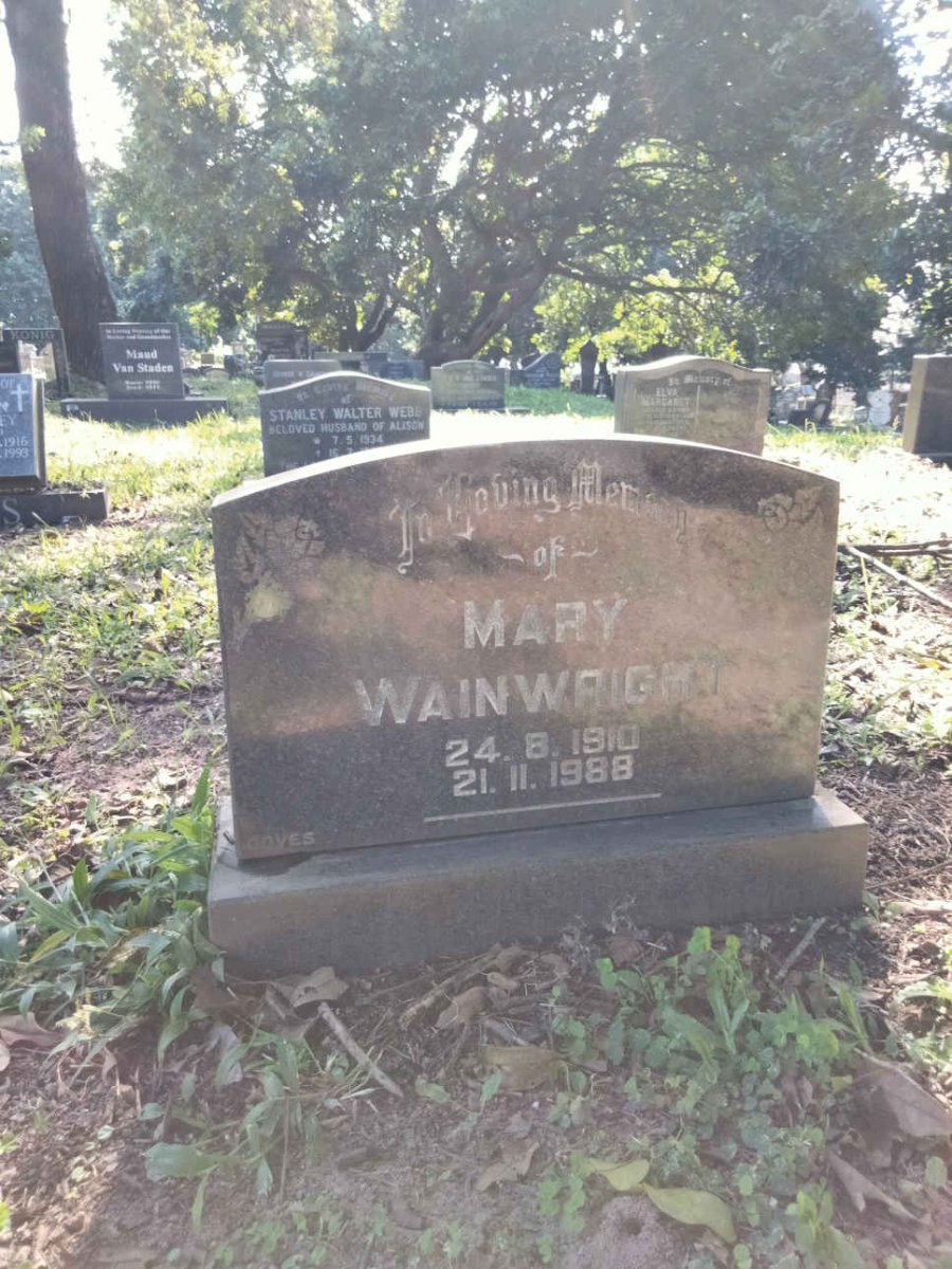 WAINWRIGHT Mary 1910-1988