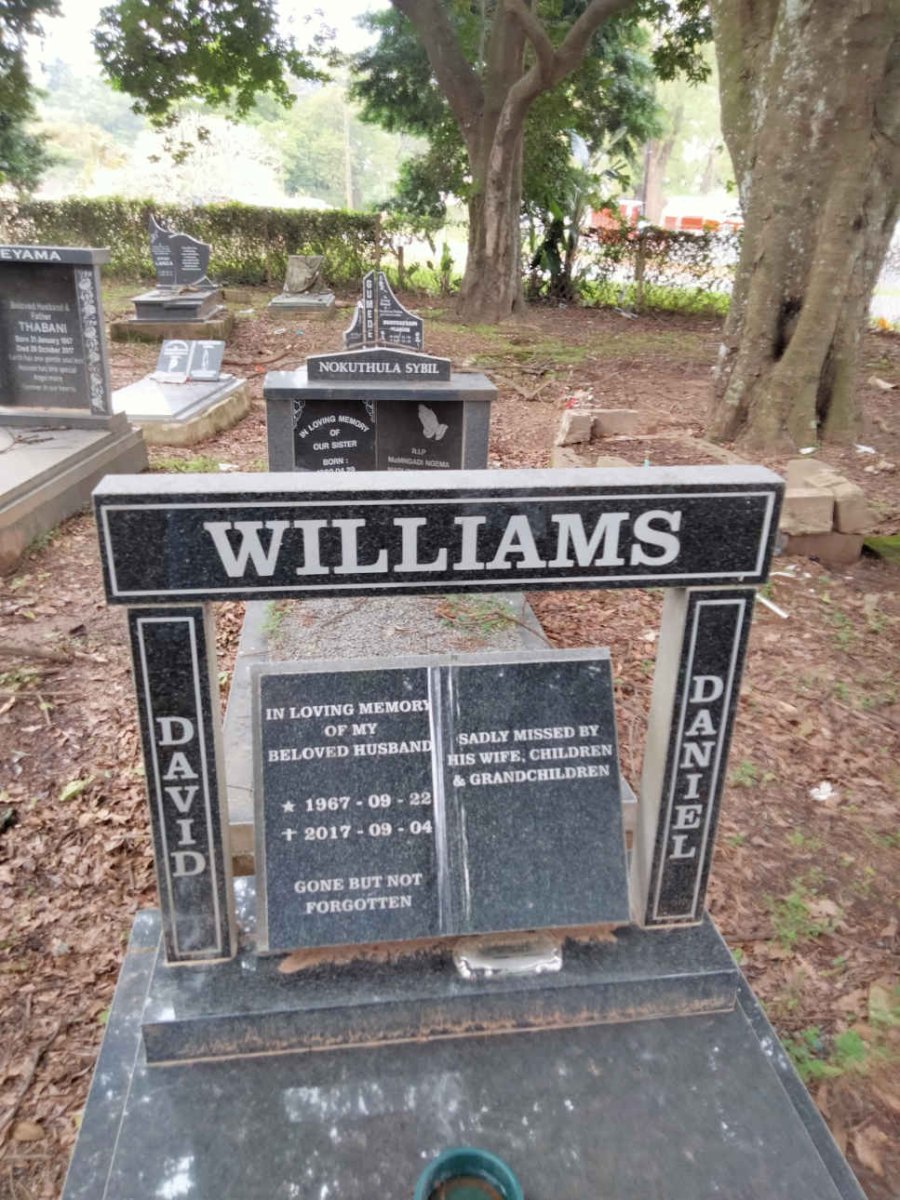 WILLIAMS David Daniel 1967-2017
