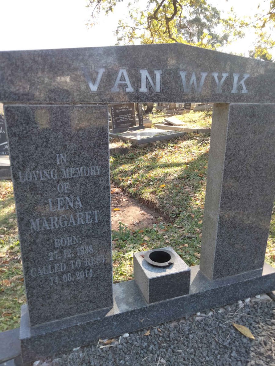WYK Lena Margaret, van 1938-2014