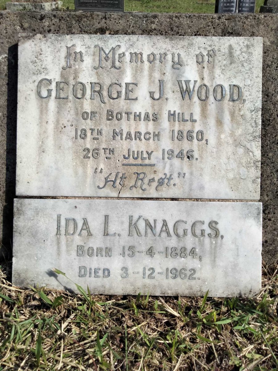 WOOD George J. 1860-1946 :: KNAGGS Ida L. 1884-1962