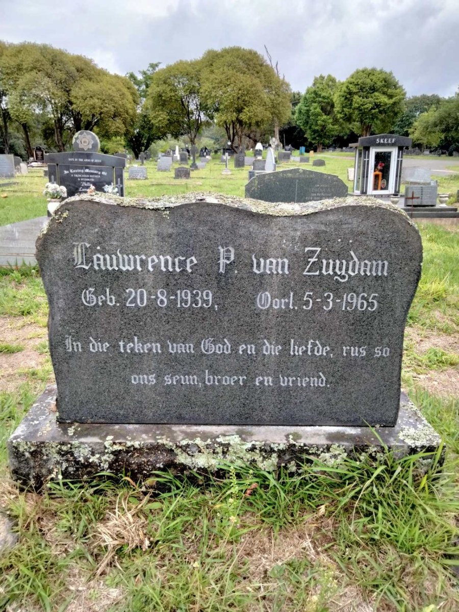 ZUYDAM Lauwrence P., van 1939-1965