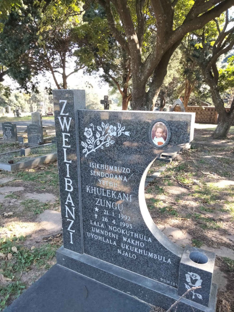 ZWELIBANZI Khulekani Zungu 1992-1995