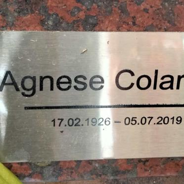 COLAROSSI Agnese 1926-2019