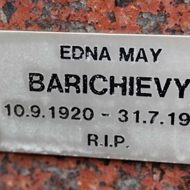BARICHIEVY Edna May 1920-1990