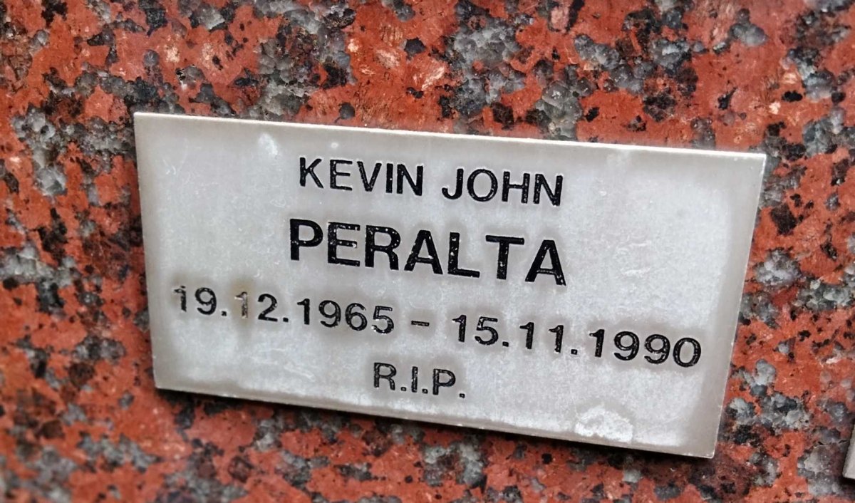 PERALTA Kevin John 1965-1990
