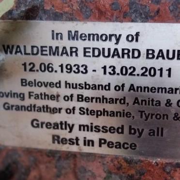BAUER Waldemar