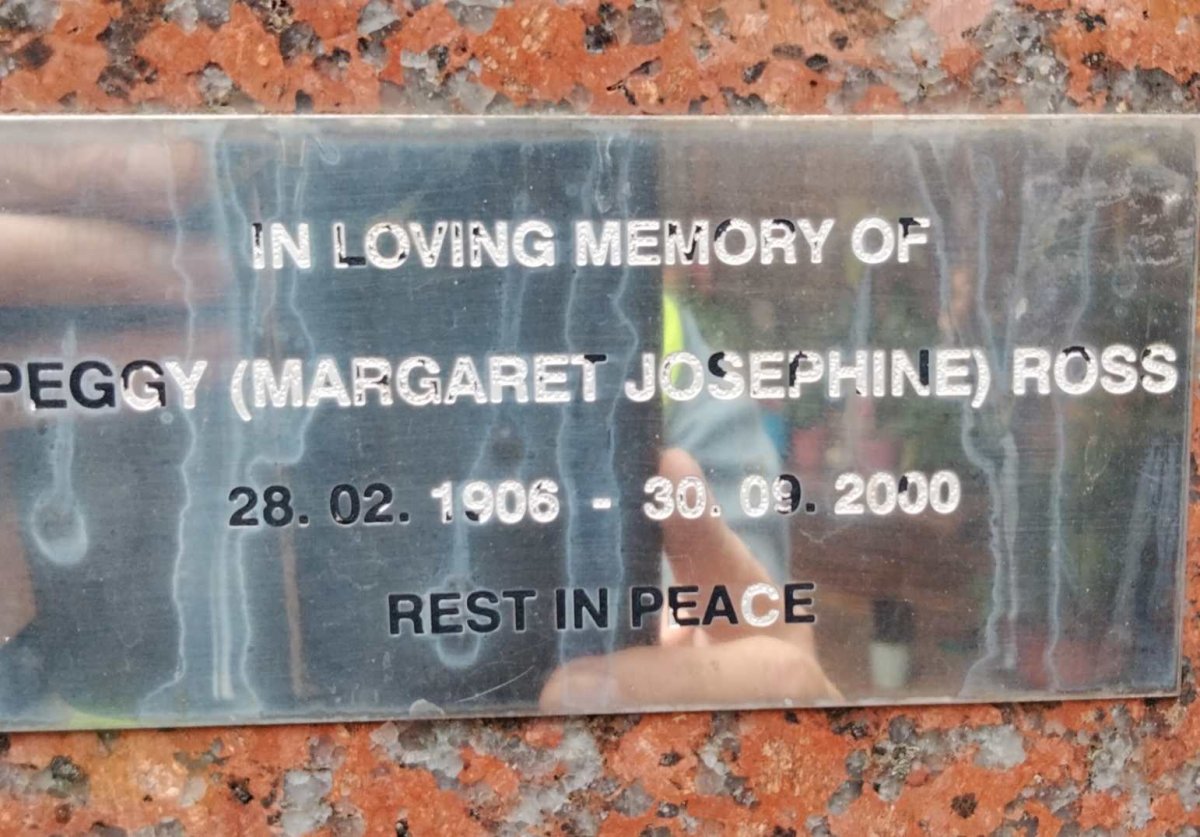 ROSS Margaret Josephine 1906-2000