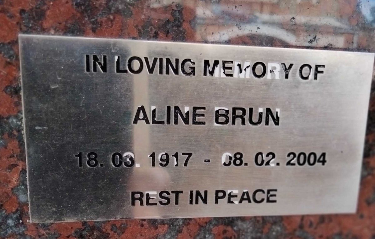 BRUN Aline 1917-2004