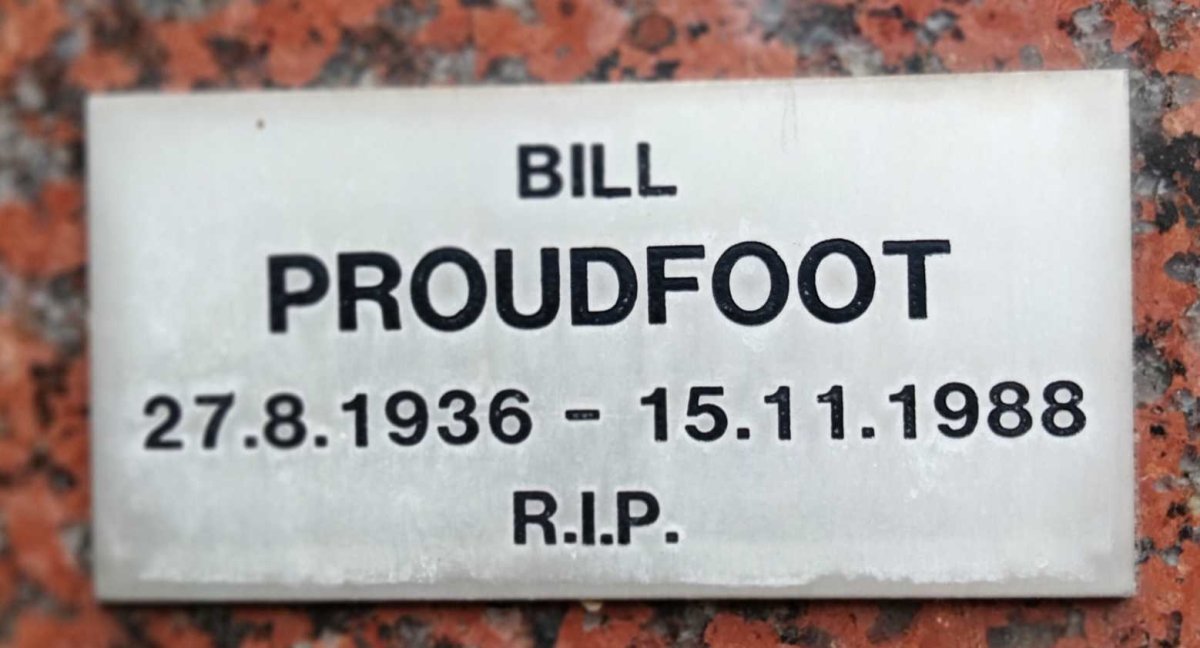 PROUDFOOT Bill 1936-1988