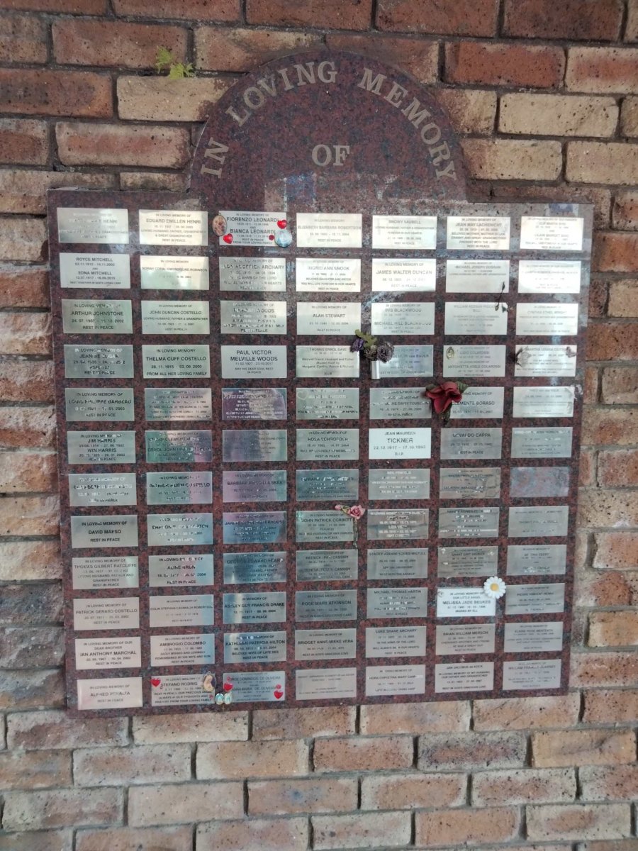 3. Memorial Wall