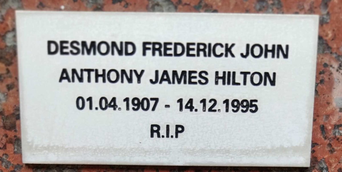 HILTON Anthony James 1907-1995