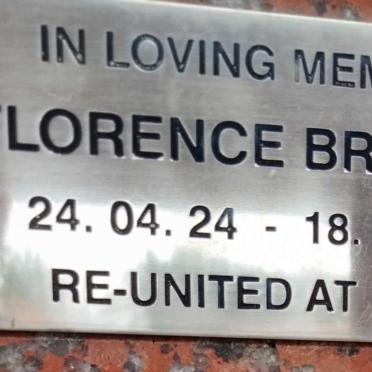 BRIDGER Florence 1924-1976