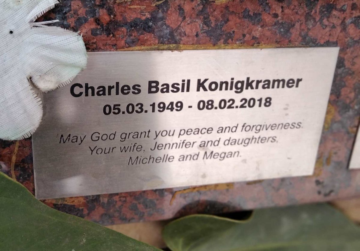 KONIGKRAMER Charles Basil 1949-2018