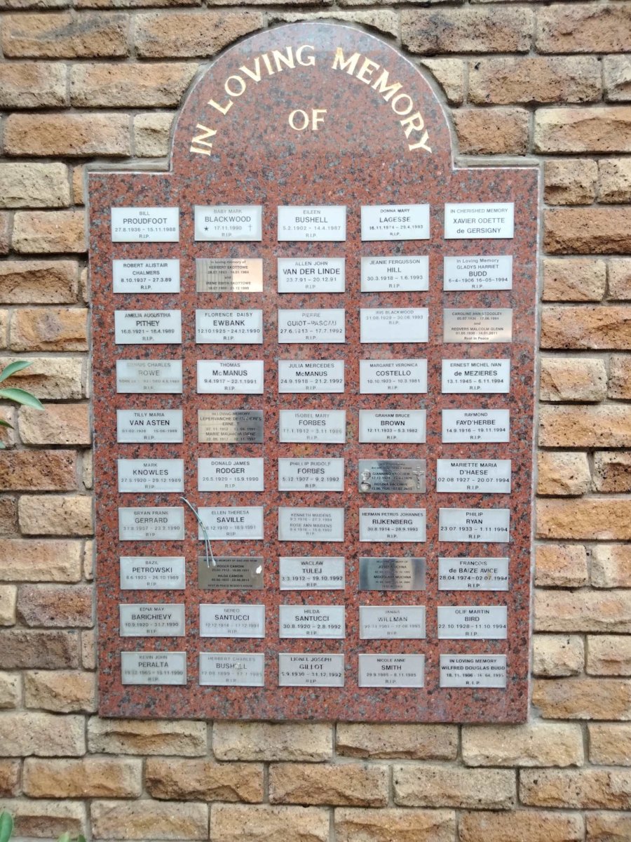 2. Memorial Wall