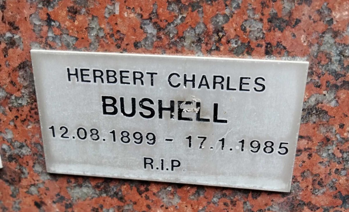 BUSHELL Herbert Charles 1899-1985