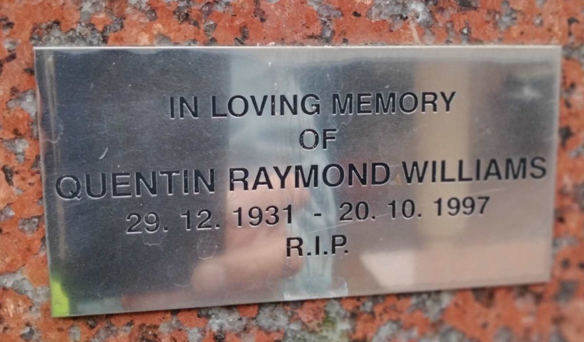 WILLIAMS Quentin Raymond 1931-1997