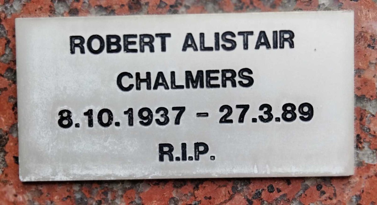 CHALMERS Robert Alistair 1937-1989
