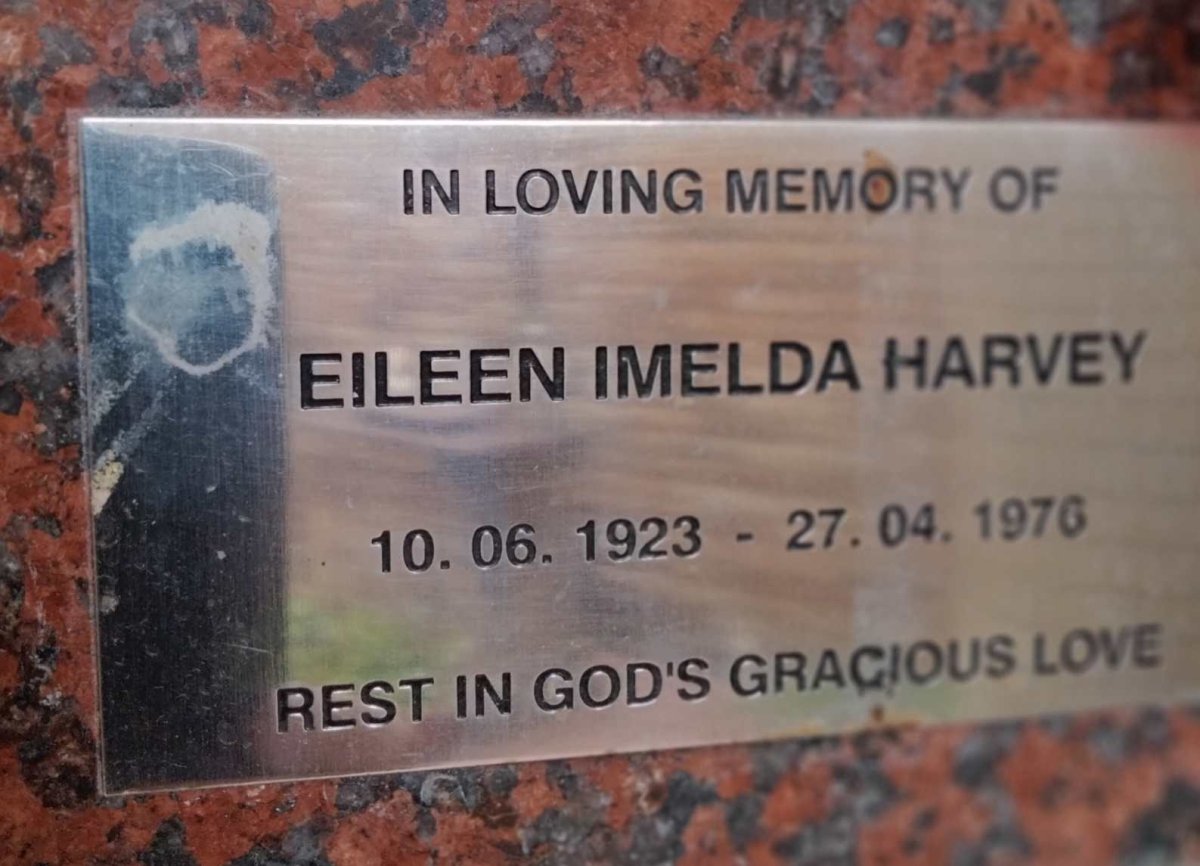 HARVEY Eileen Imelda 1923-1976