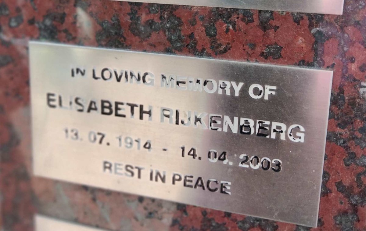 RIJKENBERG Elisabeth 1914-2003