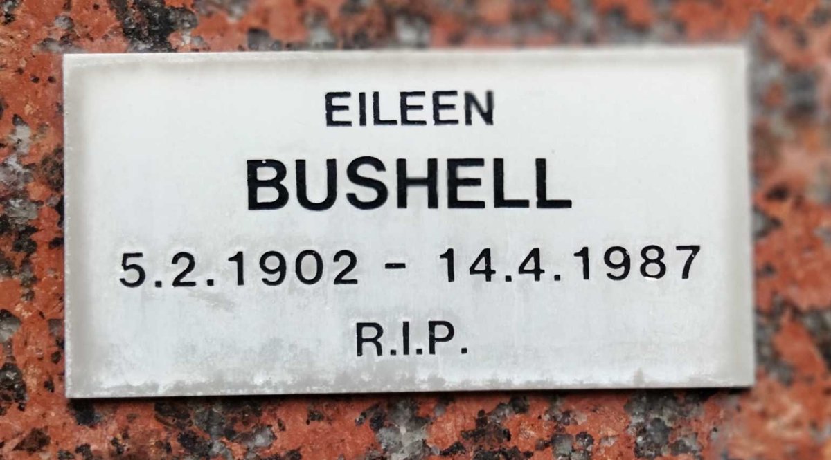 BUSHELL Eileen 1902-1987