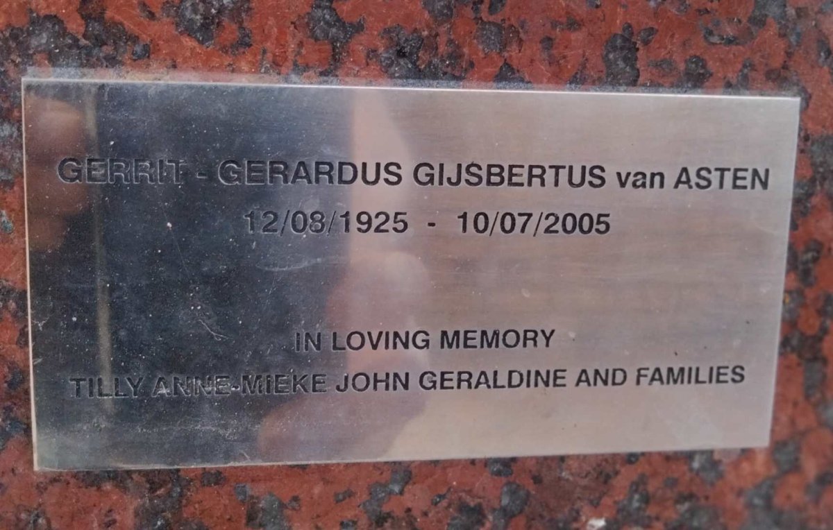 ASTEN Gerrit-Gerardus Gijsbertus, van 1925-2005