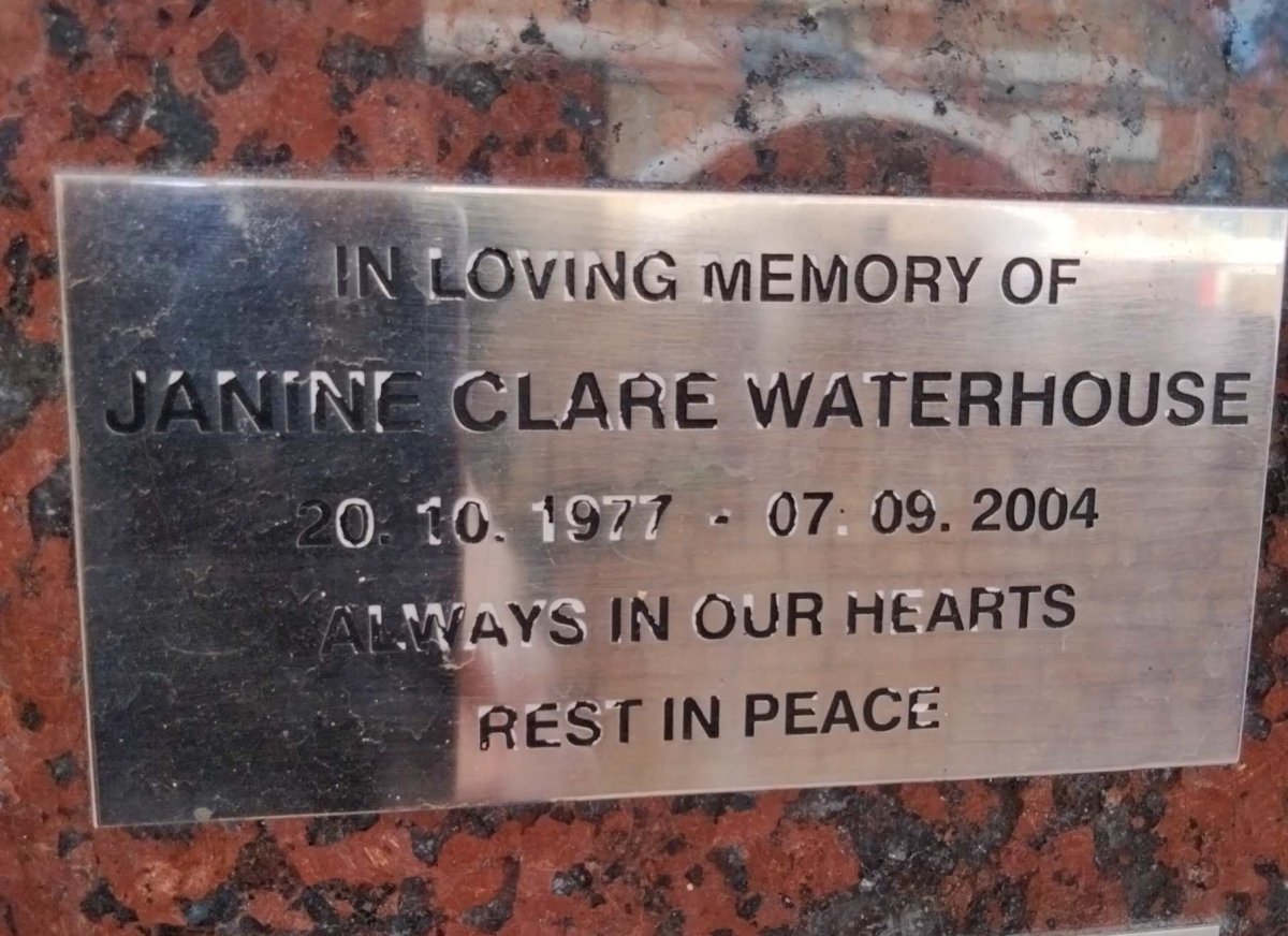 WATERHOUSE Janine Clare 1977-2004