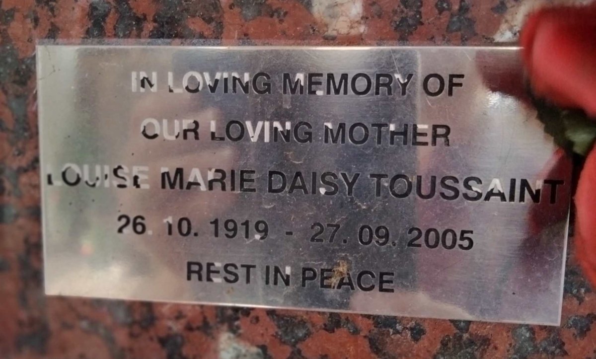 TOUSSAINT Louise Marie Daisy 1919-2005