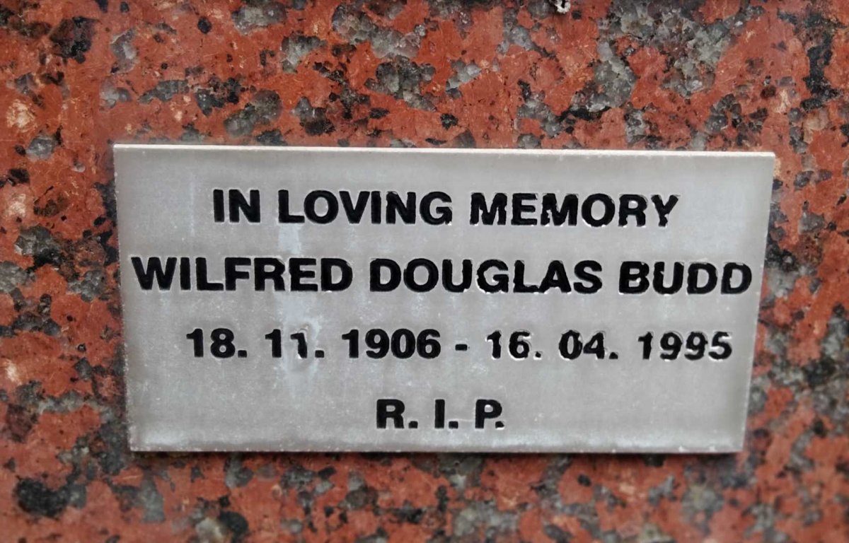 BUDD Wilfred Douglas 1906-1995