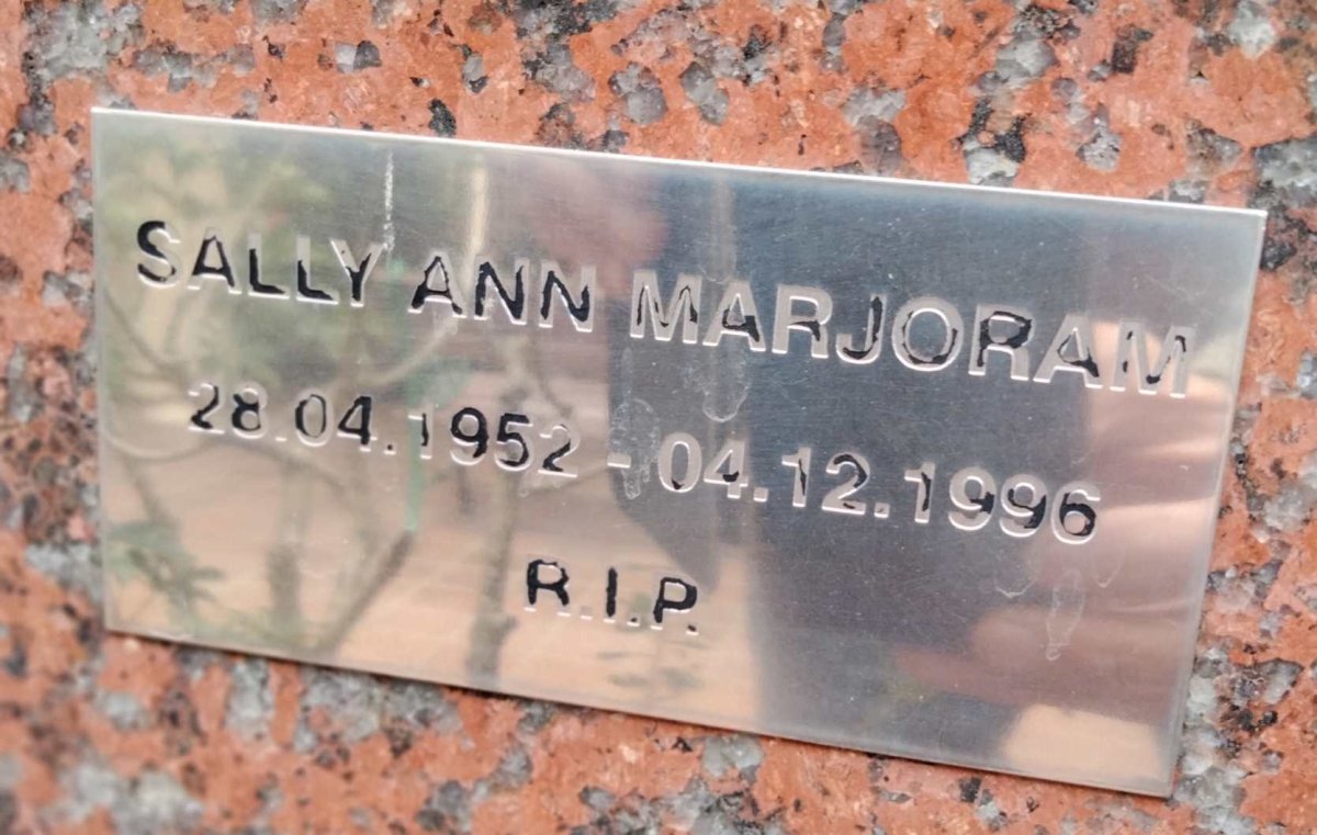 MARJORAM Sally Ann 1952-1996