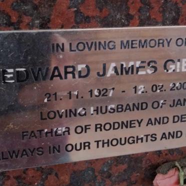 GIBSON Edward James 1927-2005
