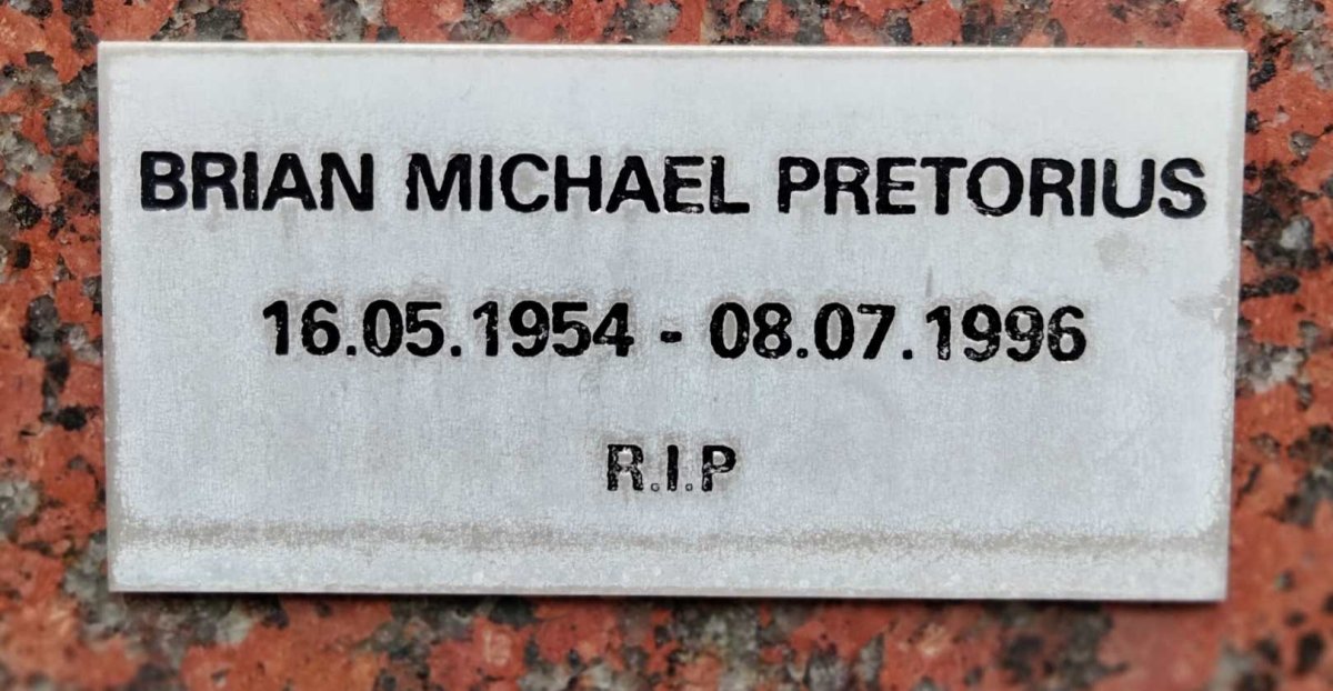 PRETORIUS Brian Michael 1954-1996