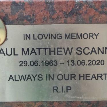 SCANNELL Paul Matthew 1963-2020