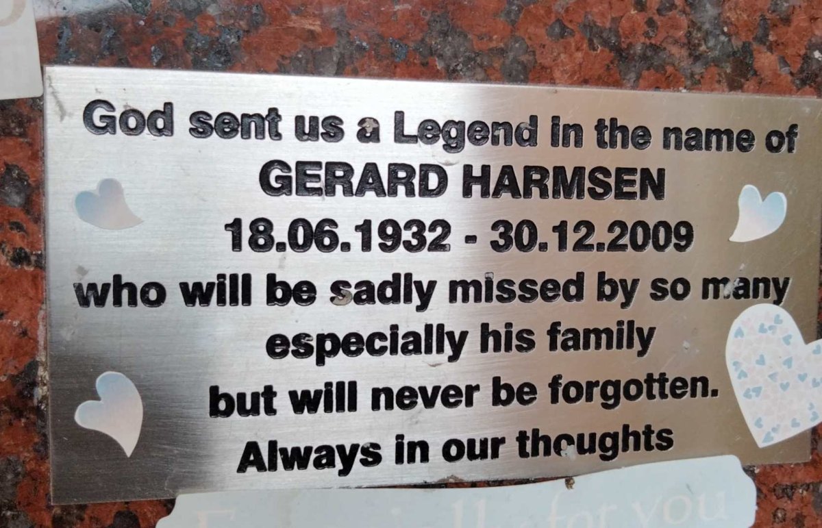 HARMSEN Gerard 1932-2009