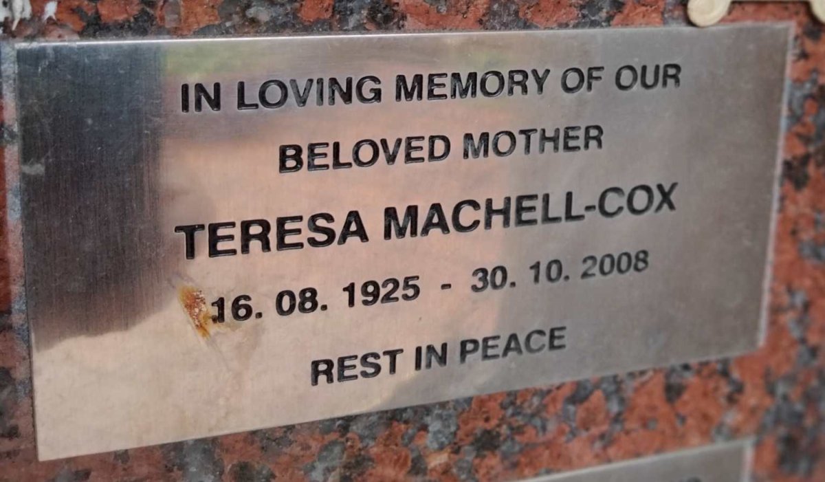 MACHELL-COX Teresa 1925-2008
