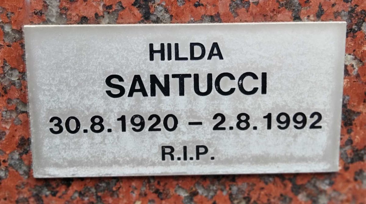 SANTUCCI Hilda 1920-1992