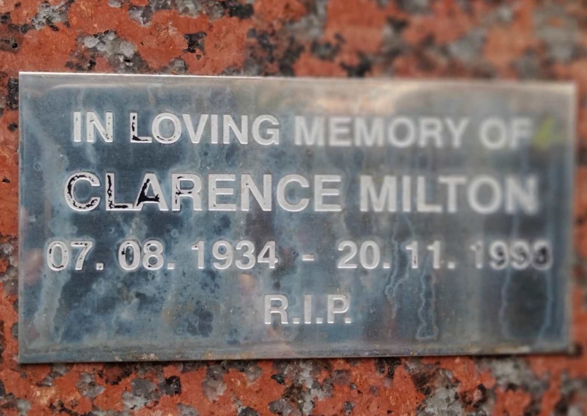 MILTON Clarence 1934-1990