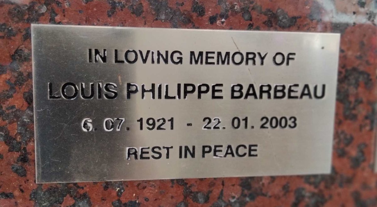 BARBEAU Louis Philippe 1921-2003