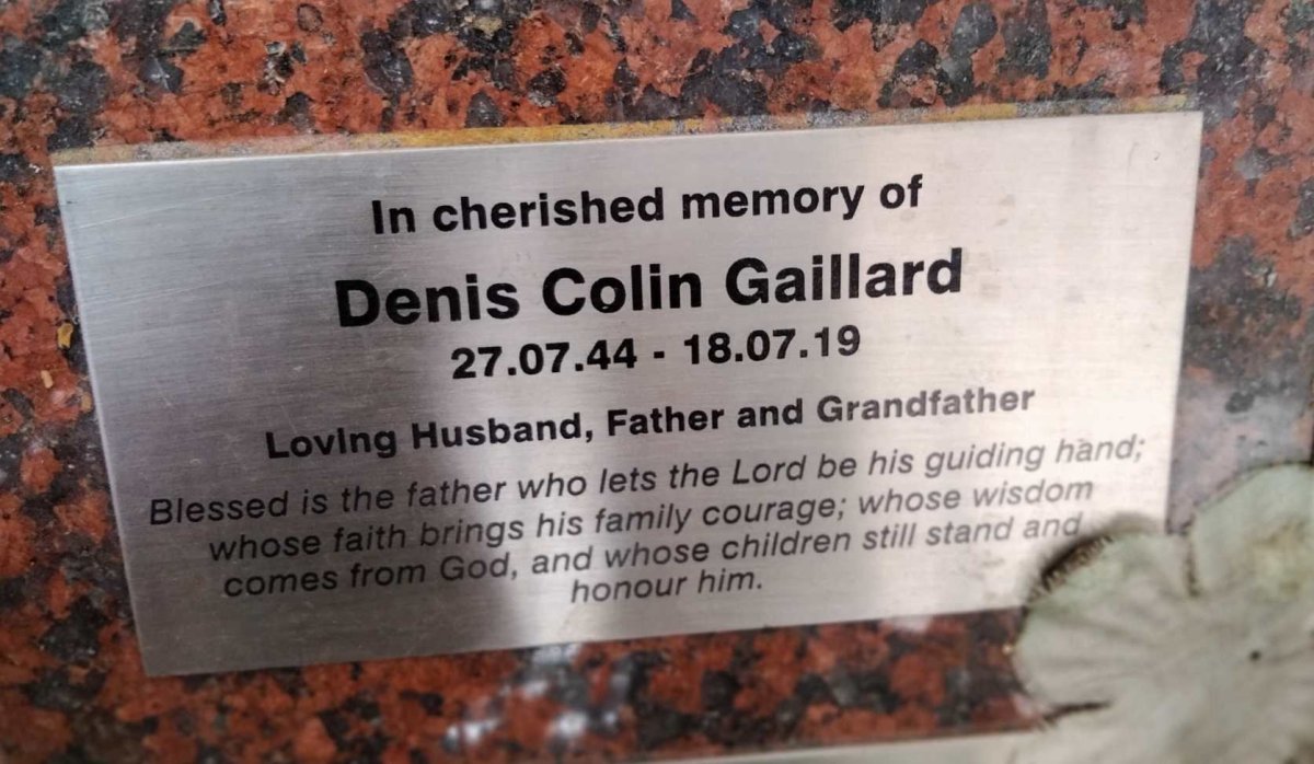 GAILLARD Denis Colin 1944-2019