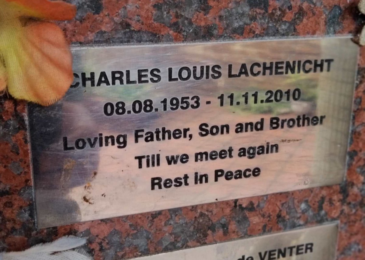 LACHENICHT Charles Louis 1953-2010