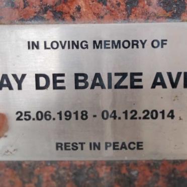 AVICE May De Baize 1918-2014