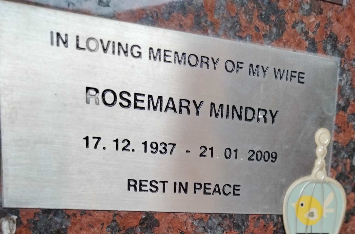 MINDRY Rosemary 1937-2009