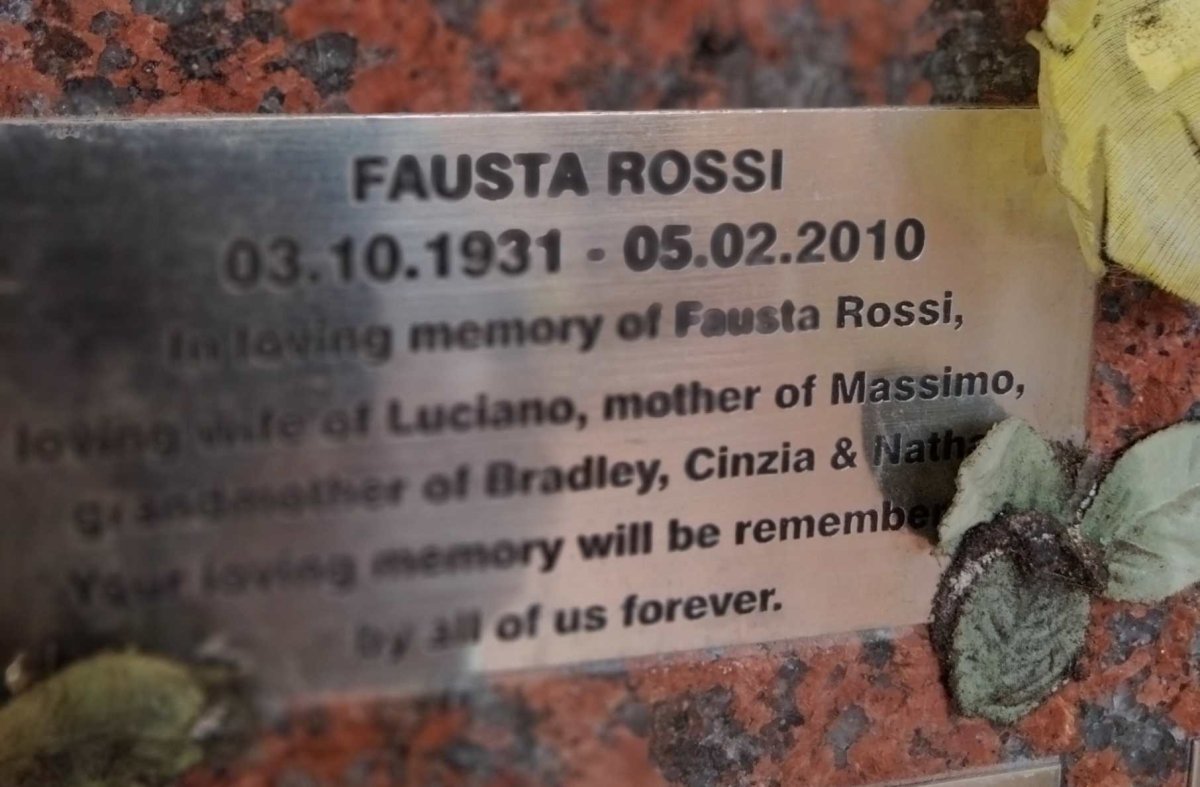 ROSSI Fausta 1931-2010