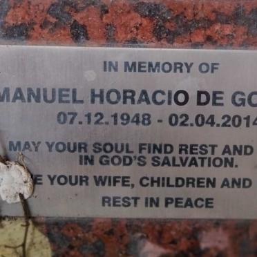 GOUVEIA Manuel Horacio, de 1948-2014