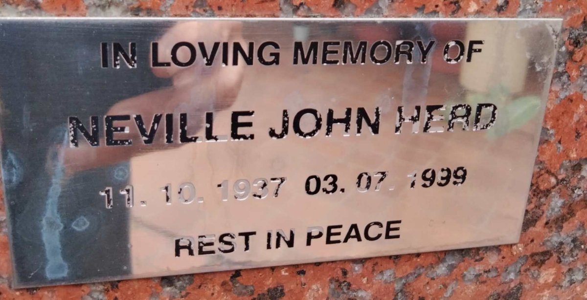 HERD Neville John 1937-1999