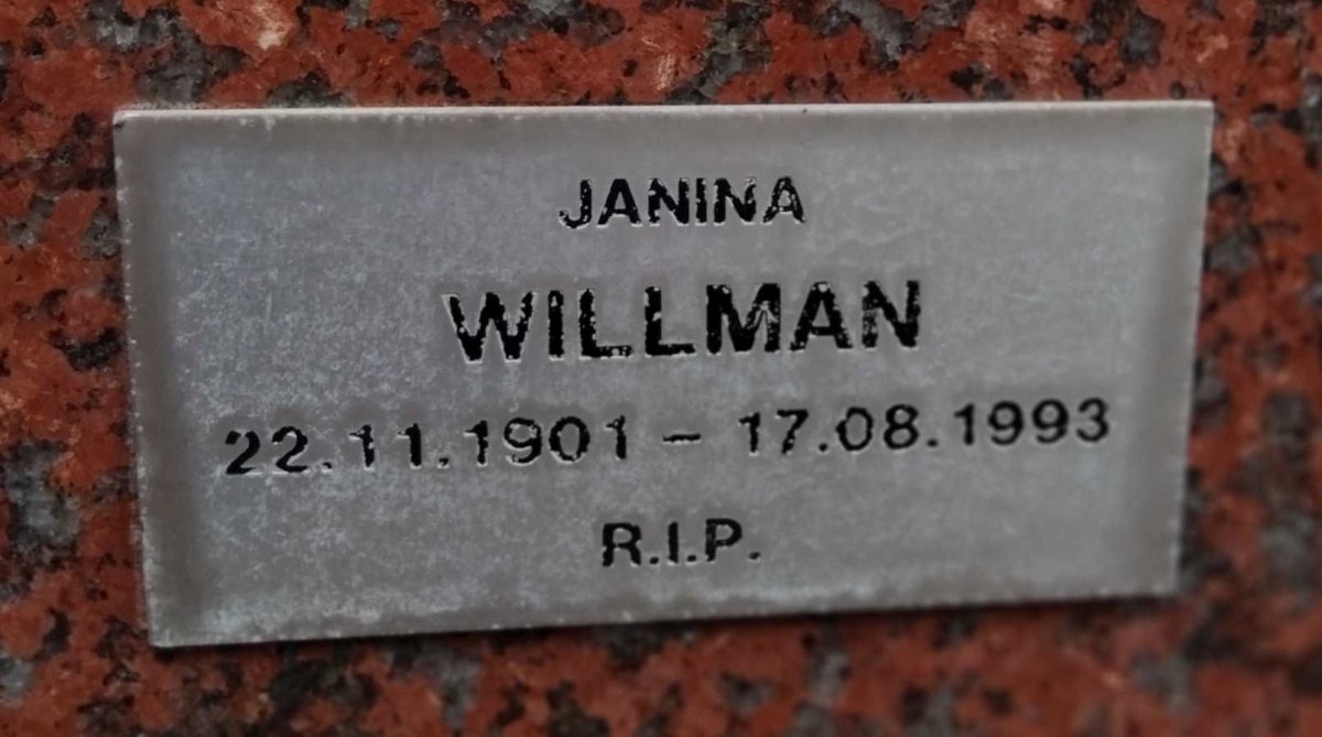 WILLMAN Janina 1901-1993